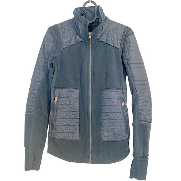 Lululemon Fleecy Keen Jacket in Fuel Green - Picture 1 of 5